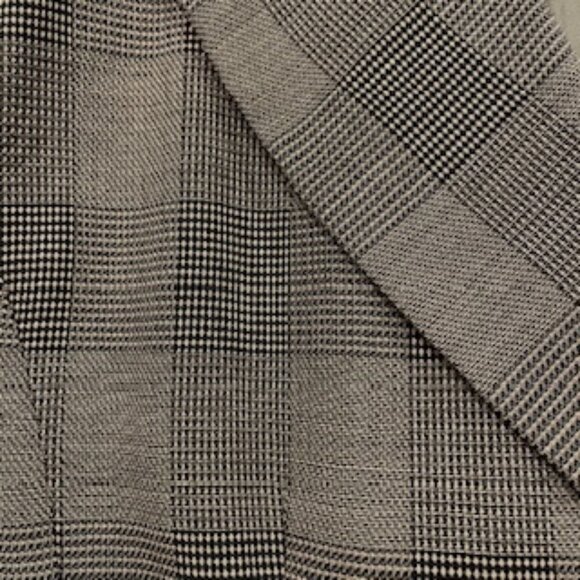 Linda Allard Ellen Tracy Brown Plaid Double Breasted Wool Blend Dress Sz 2 - Picture 6 of 6